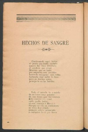 Hechos de sangre