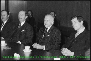Besuch von Walter Scheel (Bundespräsident der Bundesrepublik Deutschland (BRD)) am Kernforschungszentrum Karlsruhe (KfK)
