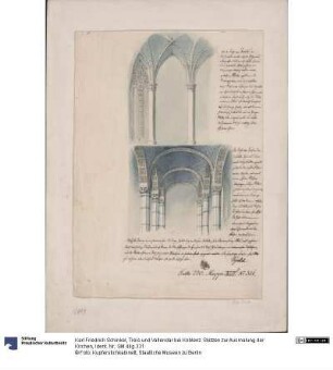 Treis und Vallendar bei Koblenz. Skizzen zur Ausmalung der Kirchen