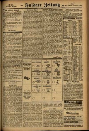 Zweite Ausgabe vom Freitag, den 02. Mai 1924.