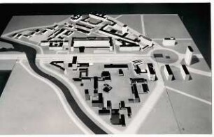 Technische Universität Berlin: Modell Gebäude auf dem Nordgelände und Stammgelände