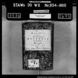 Zivilstandsregister Wendessen (Kanton Wolfenbüttel)