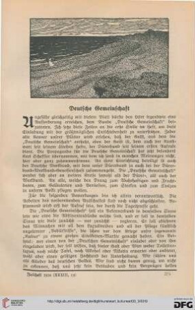 33: Deutsche Gemeinschaft