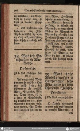 38. Wot teje Poniżnoszje teje Wutroby
