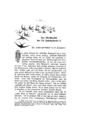 Das Christuslied des 19. Jahrhunderts