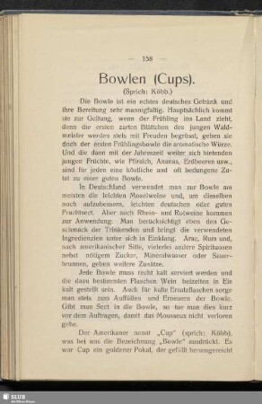Bowlen (Cups)