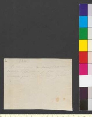 Brief von Sachsen-Weimar und Eisenach, Luise Augusta Großherzogin von an unbekannt