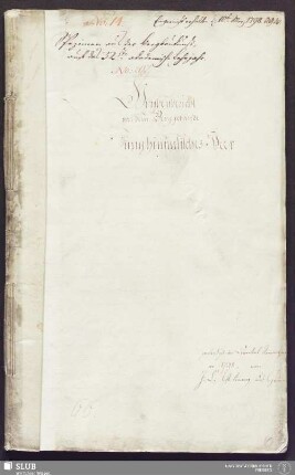 Grubenbericht von dem Berggebäude Jung himmlisches Heer