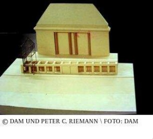 Turm No. 3, Installation für die DAM-Ausstellung "Bauen Heute in der BRD" - Modell der Installation