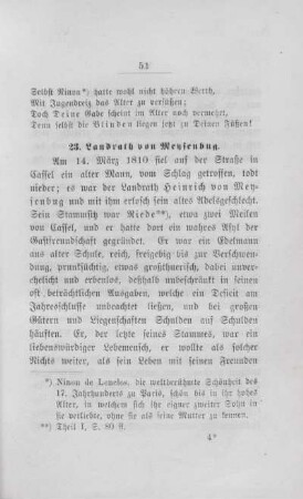 23. Landrath von Meysenburg.