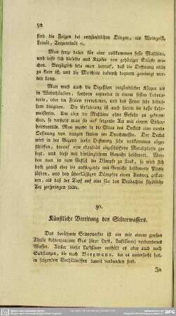 80. Künstliche Bereitung des Selterwassers
