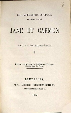 Les marionnettes du diable, 3,2. Jane et Carmen
