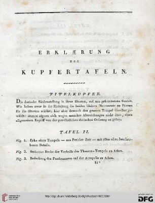 Erklaerung der Kupfertafeln