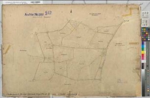 Beckum Ksp. u.Stadt (Beckum), Umlegung Beckum, Urkarte II Beckum, Kspl. Planbl. 58