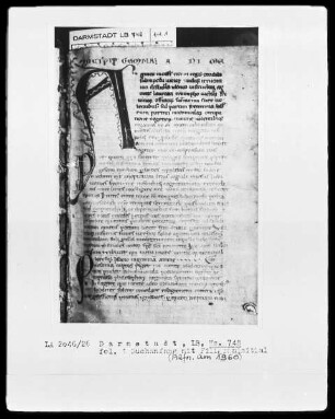 Honorius Augustodunensis — Initiale A und zwei Initialen P, Folio 1recto