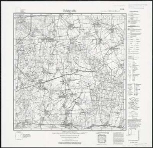 Meßtischblatt 1290 : Schönwalde (Ostpr.), 1938 : Schönwalde (Ostpr.). - Hrsg. 1908, bericht. 1922, einz. Nachtr. 1937, r. - 1:25000. - [Berlin]: Reichsamt für Landesaufnahme, 1938. - 1 Kt.