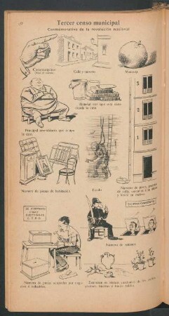 Tercer censo municipal - [Cómic] : Conmemorativo de la revolución nacional