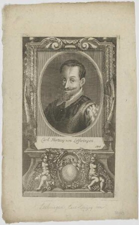 Bildnis des Carl, Hertzog von Lothringen
