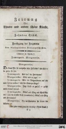 Zehntes Stueck