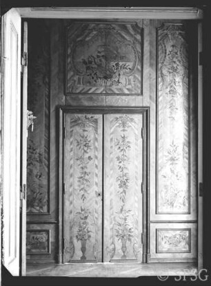 Potsdam, Park Sanssouci, Neue Kammern, Wanddetail.