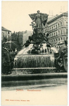 Stettin. Manzelbrunnen