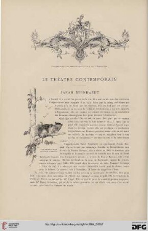 10: Le théatre contemporain : Sarah Bernhardt