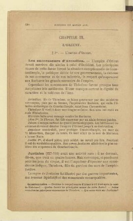 Chapitre III. L'Orient