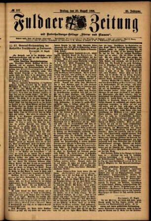 Ausgabe vom Freitag, den 28. August 1896.