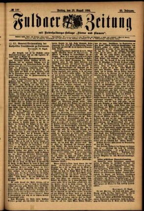 Ausgabe vom Freitag, den 28. August 1896.