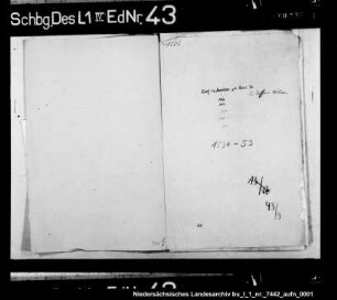 Schuldensachen des Ludolf von Münchhausen