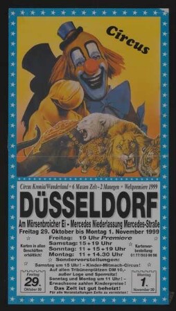 Circus Kronia, Düsseldorf, 1999