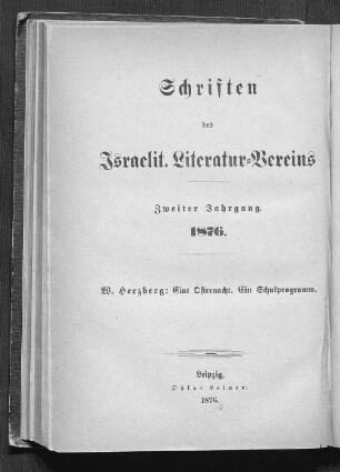 Eine Osternacht : Erzählung