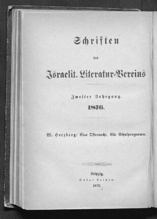 Eine Osternacht : Erzählung