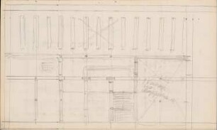 Universitätsbibliothek, Greifswald: Grundriss (aus: Skizzenalbum 3)