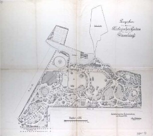Lageplan des Zoologischen Garten zu Düsseldorf