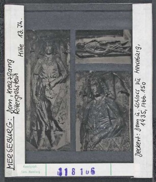 Merseburg, Dom: Kreuzgang, Rittergrabstein