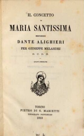 Il concetto di Maria Santissima secondo Dante Alighieri