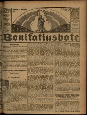 Ausgabe vom Sonntag, den 05. November 1922.