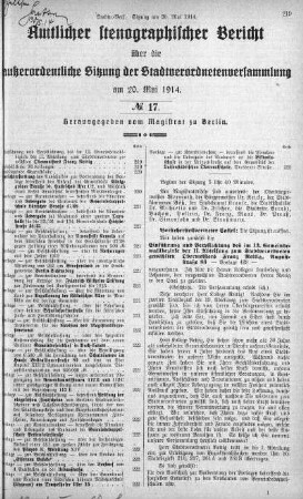 No. 17, 20.05.1914