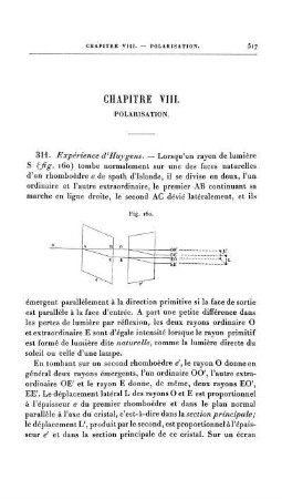 Chapitre VIII. Polarisation.