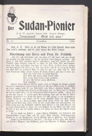 Nr. 11. November 1906