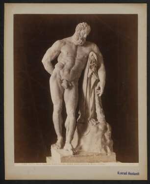 Herkules Farnese, Neapel: Ansicht der Skulptur von Glicone Ateniese im Archäologischen Nationalmuseum Neapel