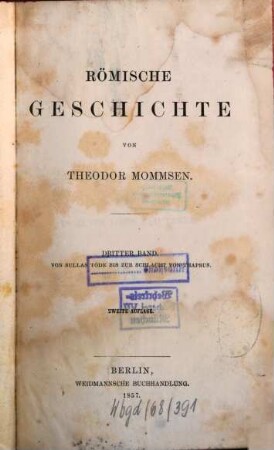Römische Geschichte, 3