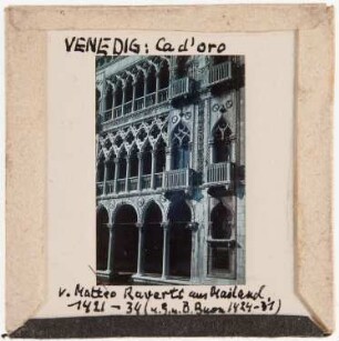 Venedig: Ca d'Oro (Foto 1944)
