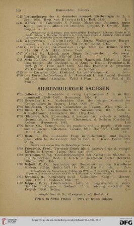 Siebenbuerger Sachsen (Nr. 4751 - 4783)