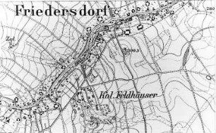 Markersdorf-Friedersdorf. Meßtischblatt, Sekt. Nickrisch, 1886