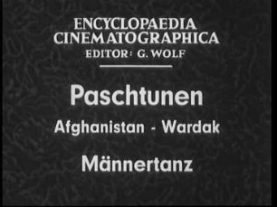 Paschtunen (Afghanistan, Wardak) - Männertanz