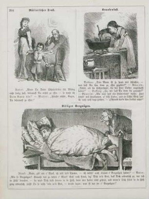 "Mütterlicher Trost" "Krankenkost" "Billiges Vergnügen"