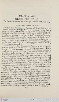 Chapter VIII: Greek Period (3)