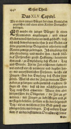 Das XLV. Capitel.
